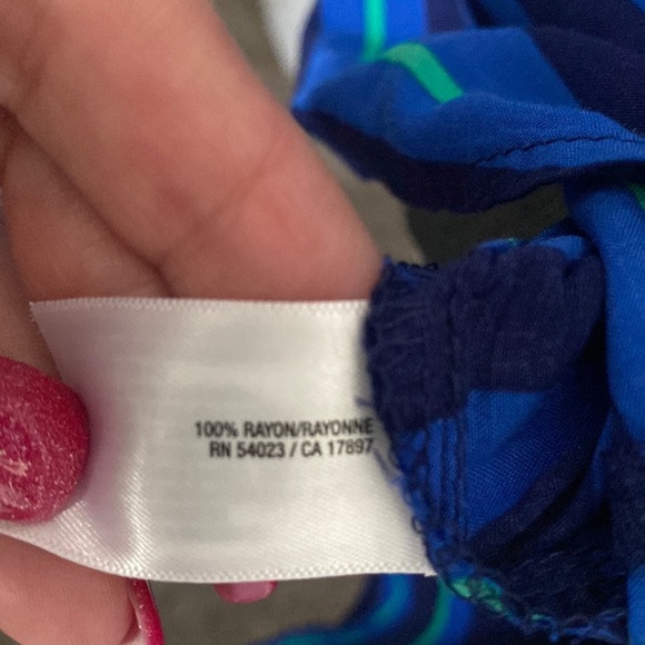 Old Navy Women’s Top Blouse Blue Green sz L NWT - Picture 6 of 7